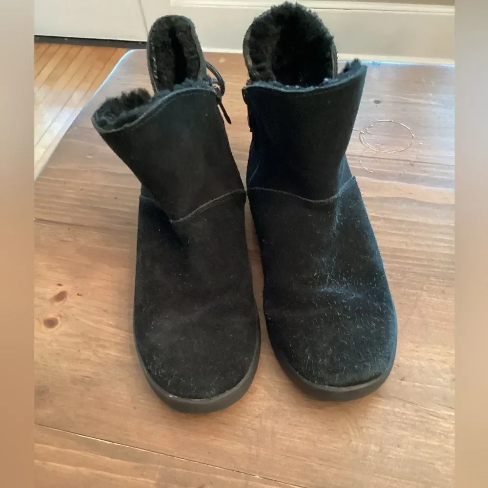 KOOLABURRA BY UGG SHAZI MINI BOOTS BLACK SIZE 8 BOOTS